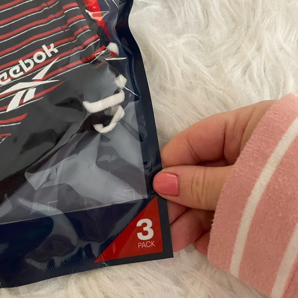 🆕REEBOK MASK 3 PACK STRIPE AND SOLID